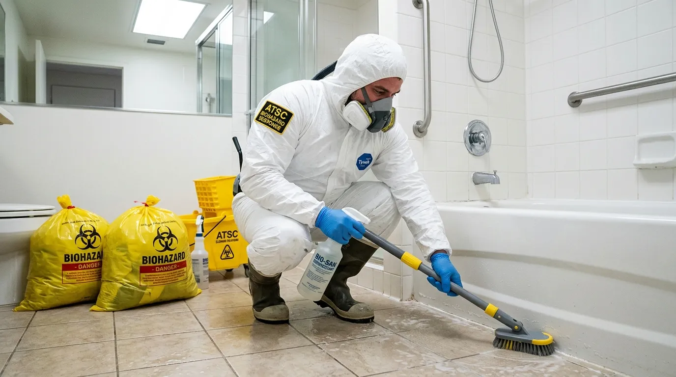 Decontamination equipment deployed for Blood Cleanup in Elkridge